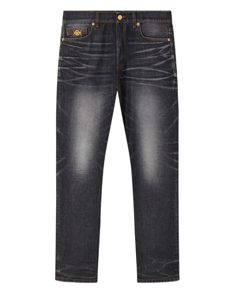 Versace Medusa Biggie Jeans - Schwarz Schwarz