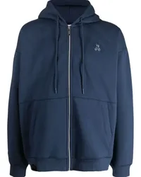 Izzue Jacke mit Logo-Applikation Blau