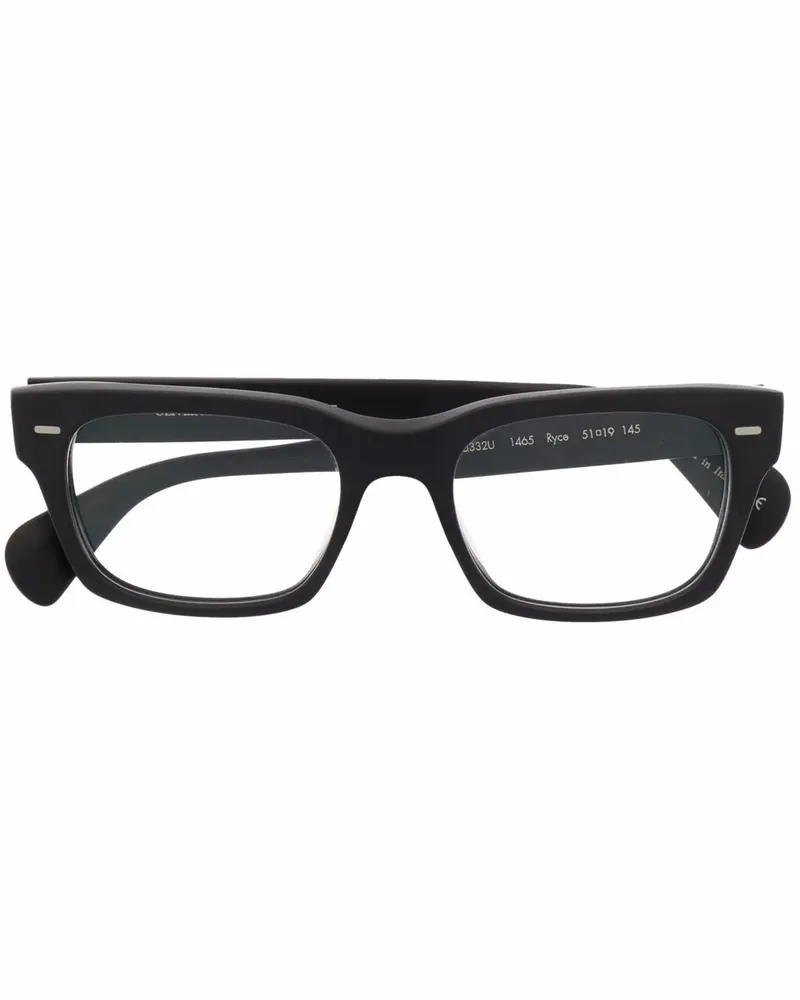 Oliver Peoples Ryce Brille mit eckigem Gestell - Schwarz Schwarz