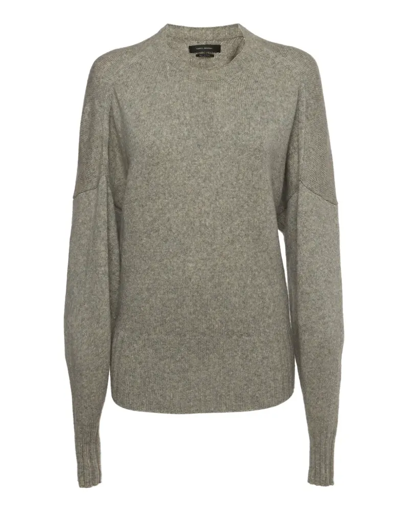Isabel Marant Rundhals-Pullover mit tiefen Schultern - Grau Grau