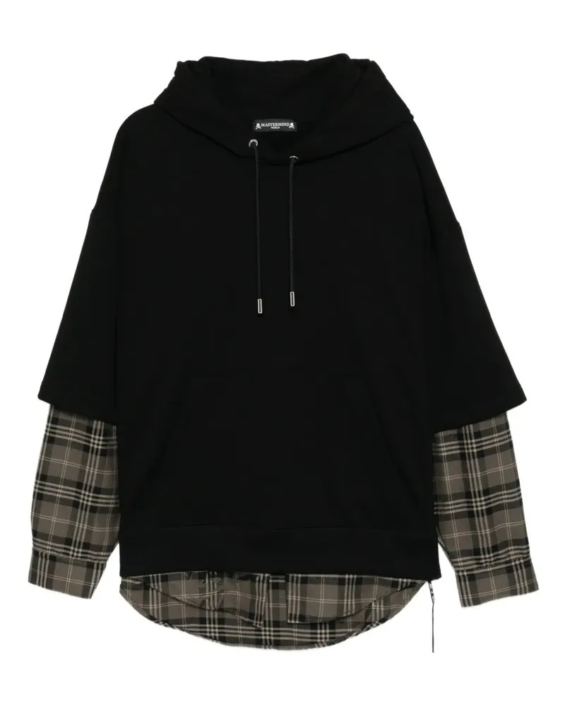 Mastermind World Hoodie mit Stickerei - Schwarz Schwarz