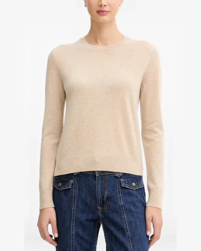 Benetton ribbed cuffs cashmere jumper - Nude Nude