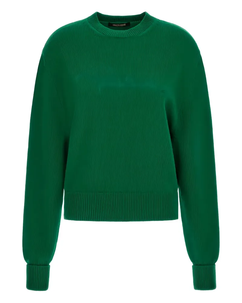 Roberto Cavalli Pullover mit Stickerei - Grün Grün