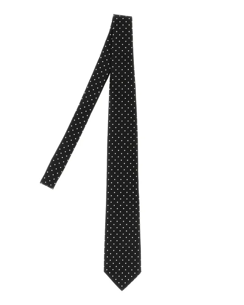 Tom Ford polka-dot tie - Schwarz Schwarz