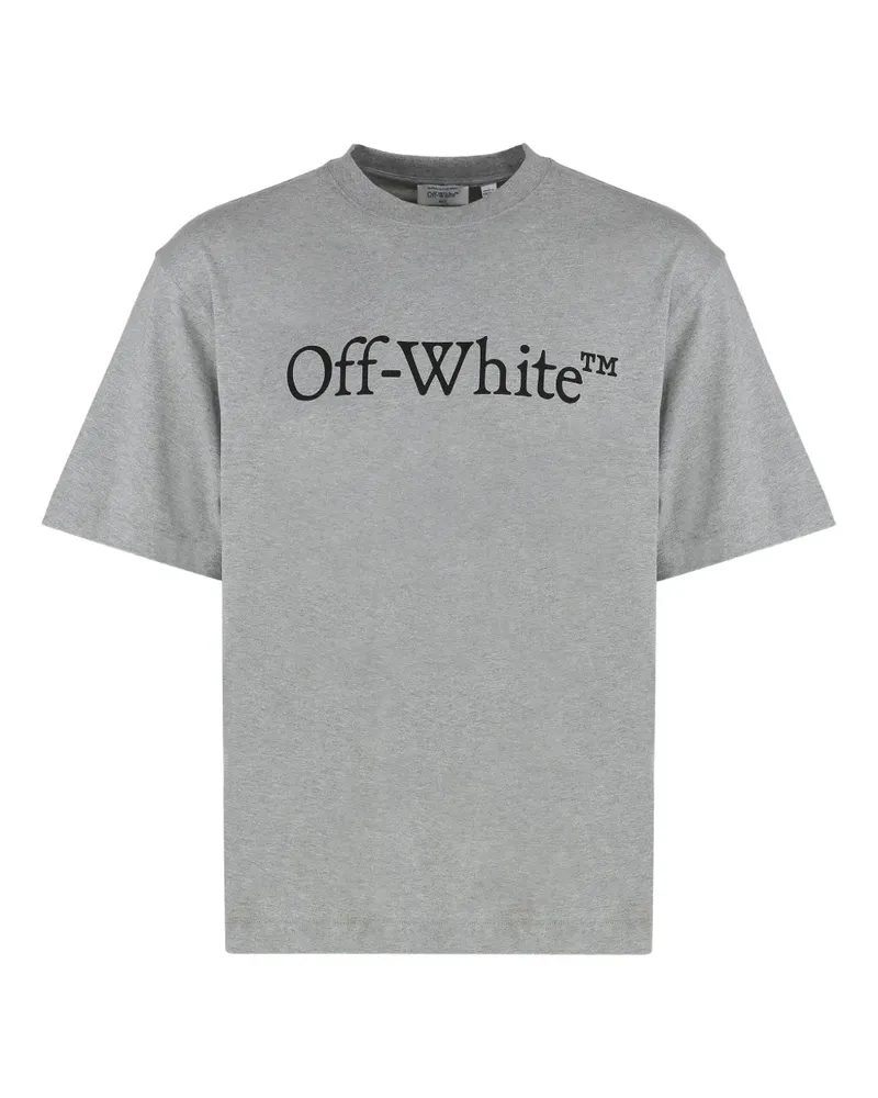OFF-WHITE logo-print T-shirt - Grau Grau