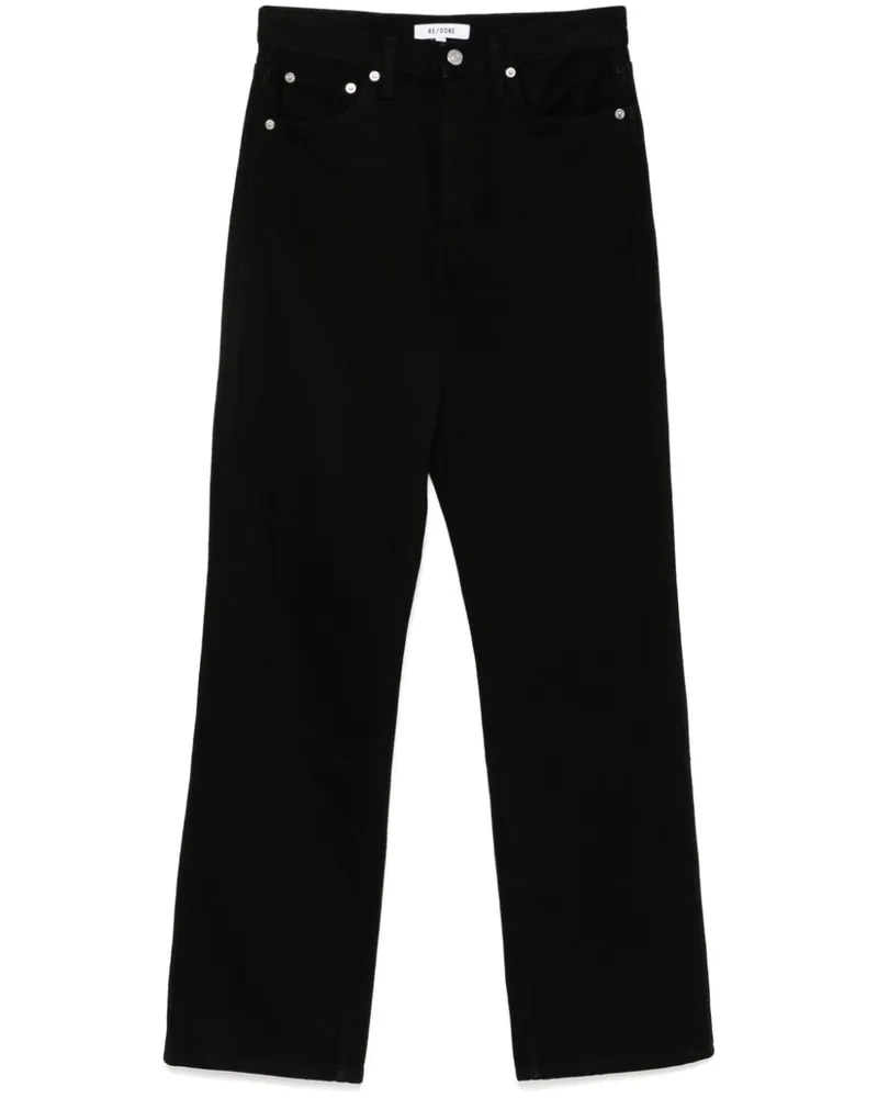 RE/DONE 90s Jeans mit hohem Bund - Schwarz Schwarz