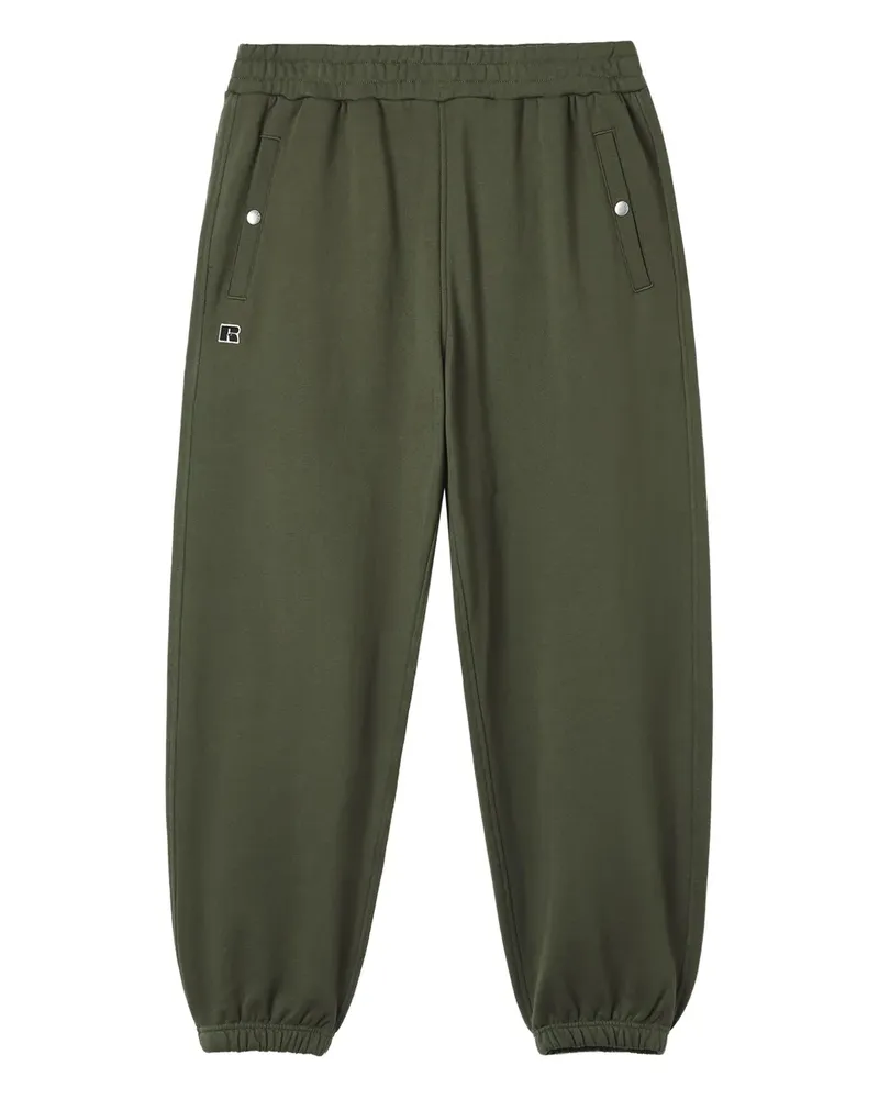 Izzue x Russell Athletic Jogginghose mit Logo-Patch - Grün Grün