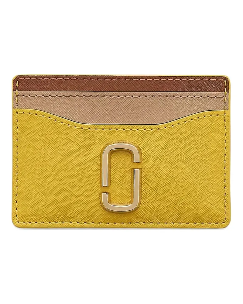 Marc Jacobs Zweifarbiges Kartenetui aus Leder - Gelb Gelb