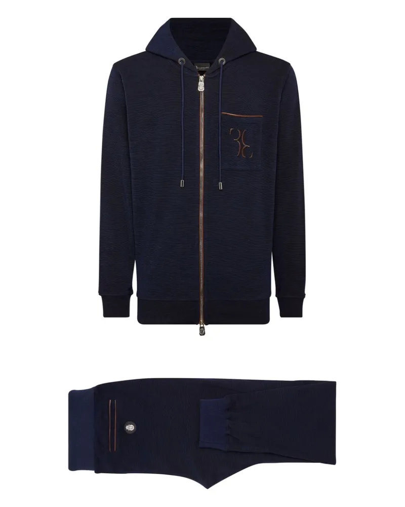 Billionaire Jogginganzug mit Logo-Stickerei - Blau Blau