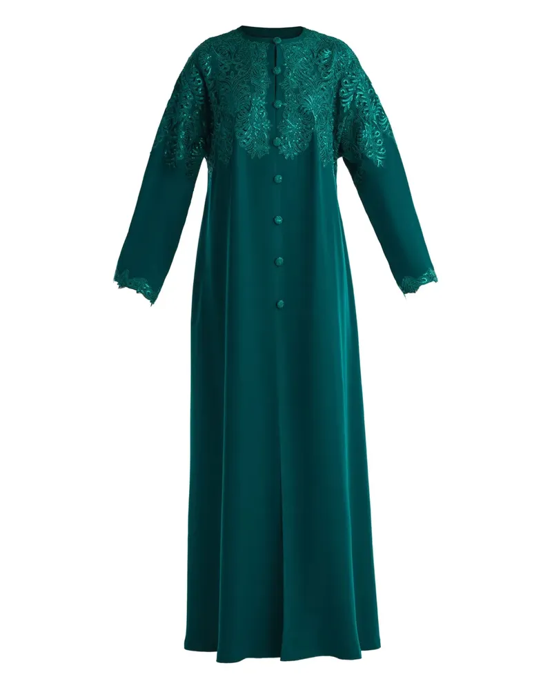 Tadashi Shoji Kleid mit Pailletten - Grün Grün