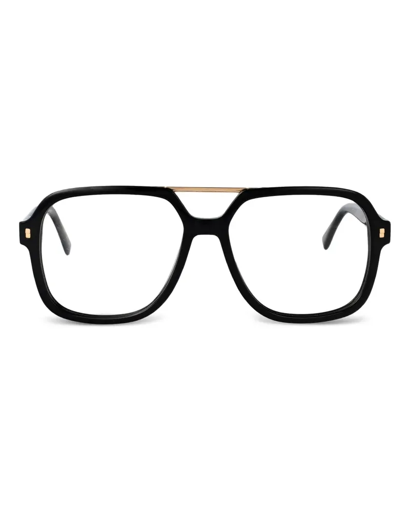 Dsquared2 Eckige D2 Brille - Schwarz Schwarz