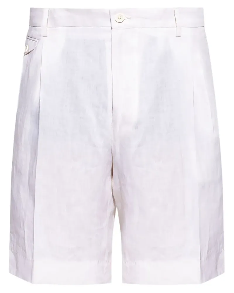 Dolce & Gabbana Shorts mit Falten - Weiß Weiß