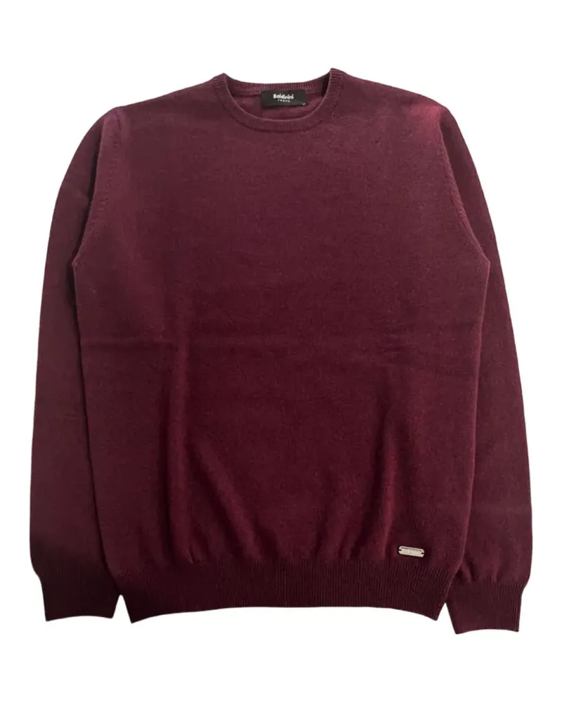 Baldinini Pullover mit Logo-Schild - Rot Rot