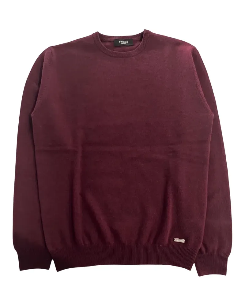 Baldinini Pullover mit Logo-Schild - Rot Rot