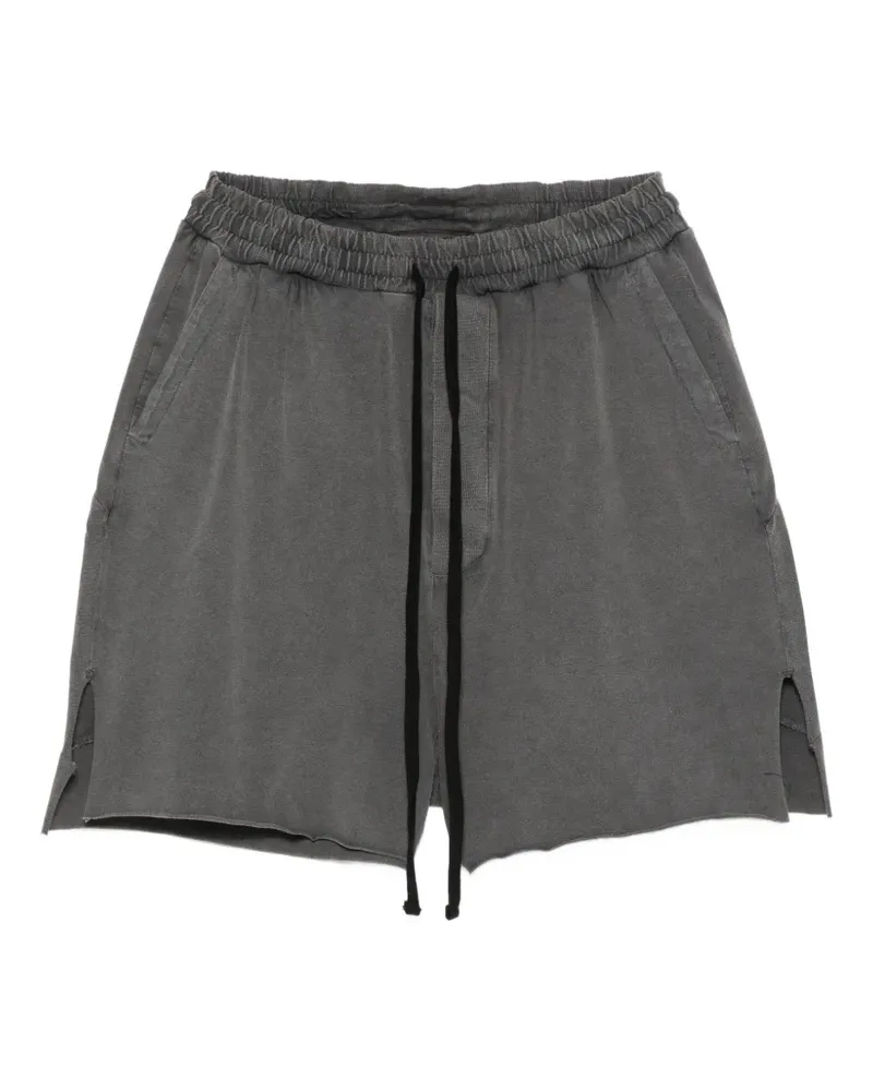 THOM KROM drawstring side-slit shorts - Grau Grau
