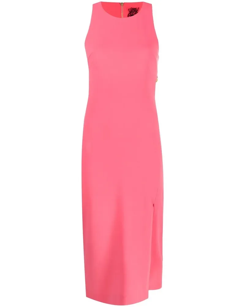 Patrizia Pepe Midikleid mit offenem Rücken - Rosa Rosa