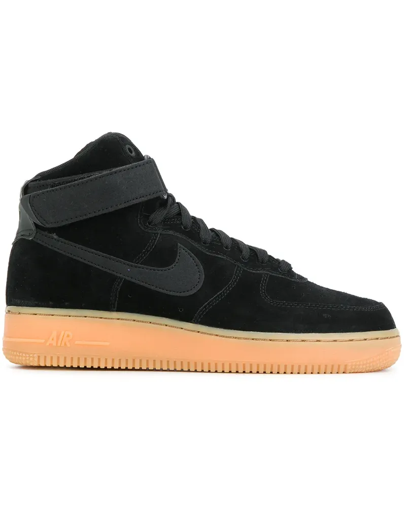 Nike High-Top-Sneakers mit Plateausohle - Schwarz Schwarz
