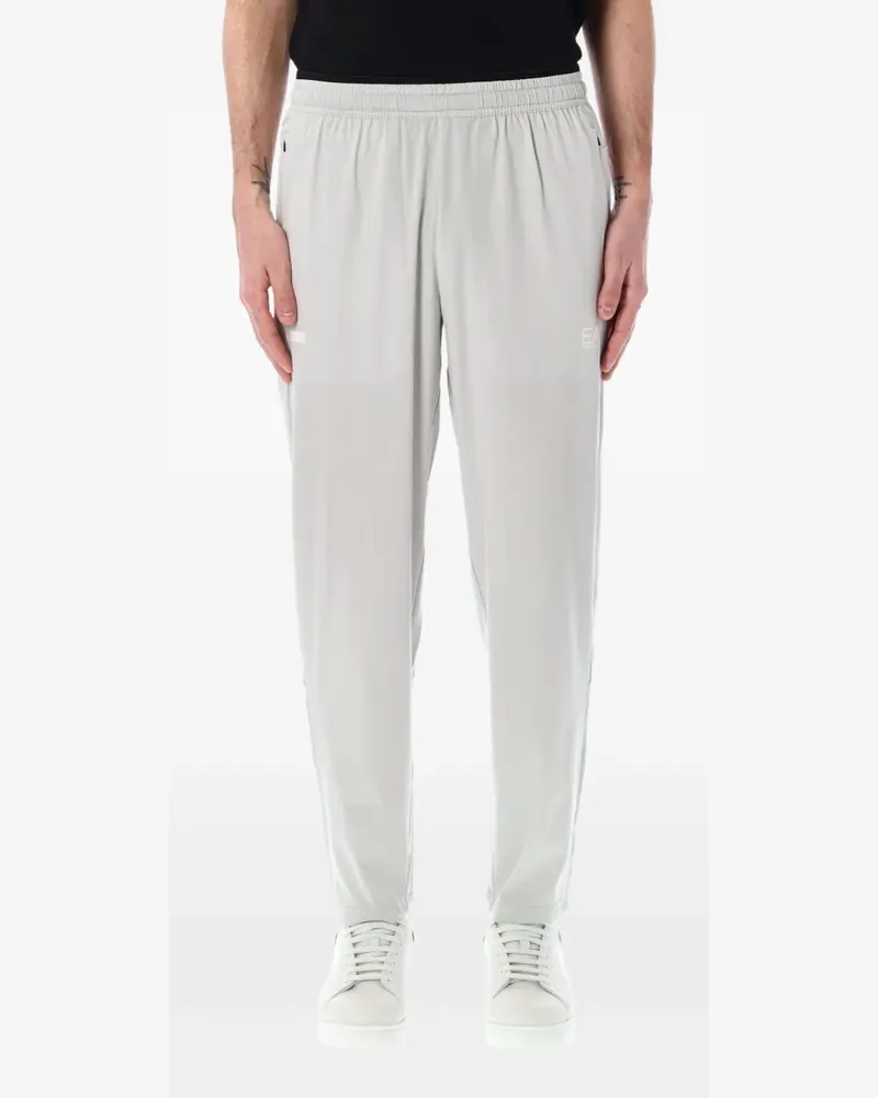 EA7 Jogginghose mit Logo-Print - Weiß Weiß