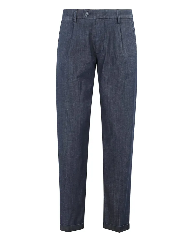 Re-HasH Jeans mit Falten - Blau Blau