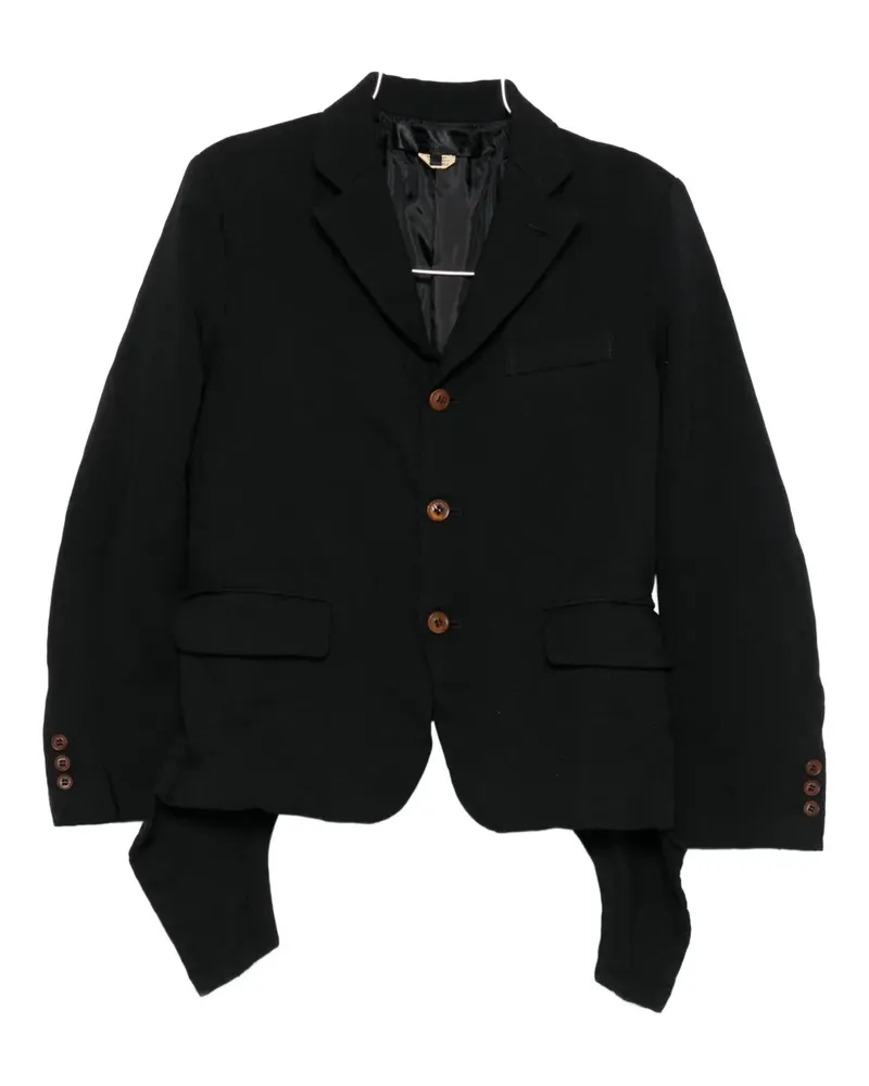 Comme des Garçons single-breasted blazer - Schwarz Schwarz