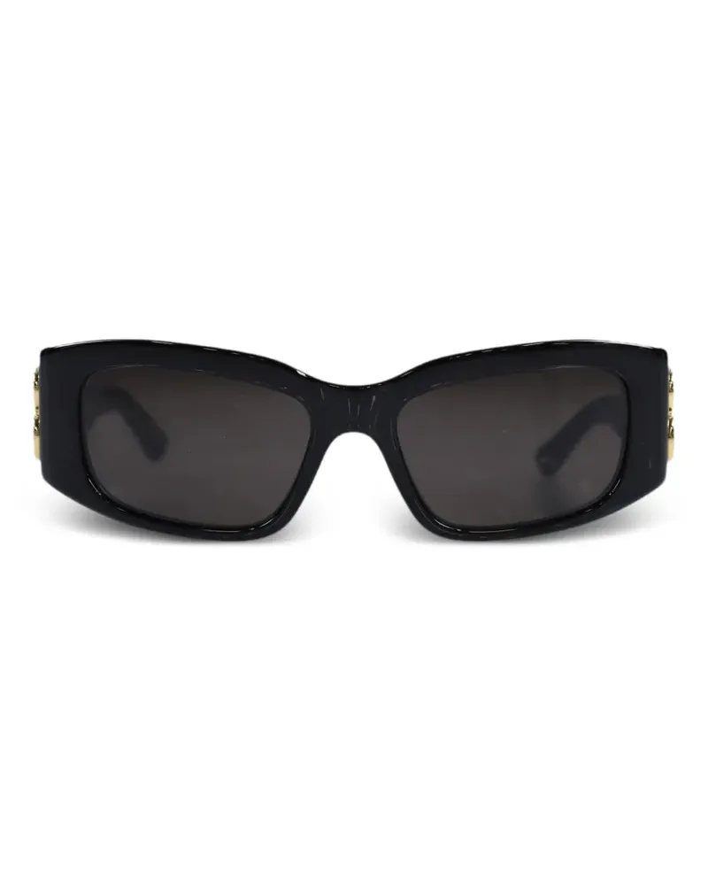 Balenciaga Bossy BB Sonnenbrille - Schwarz Schwarz