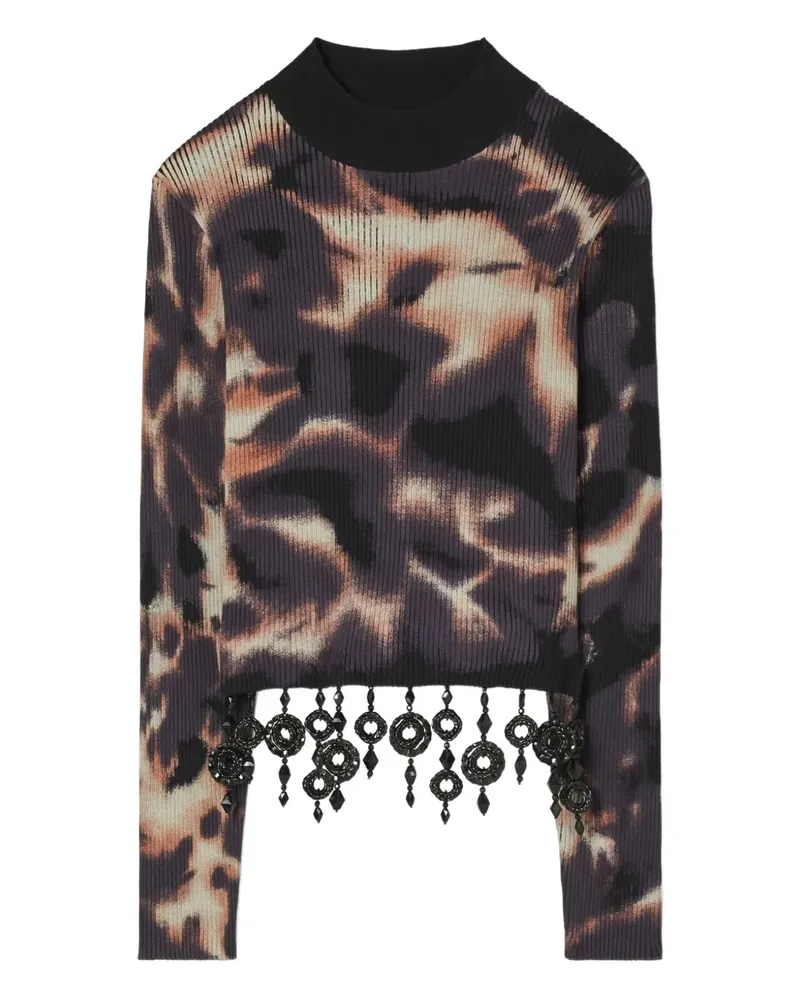 Tory Burch Verziertes Top - Schwarz Schwarz