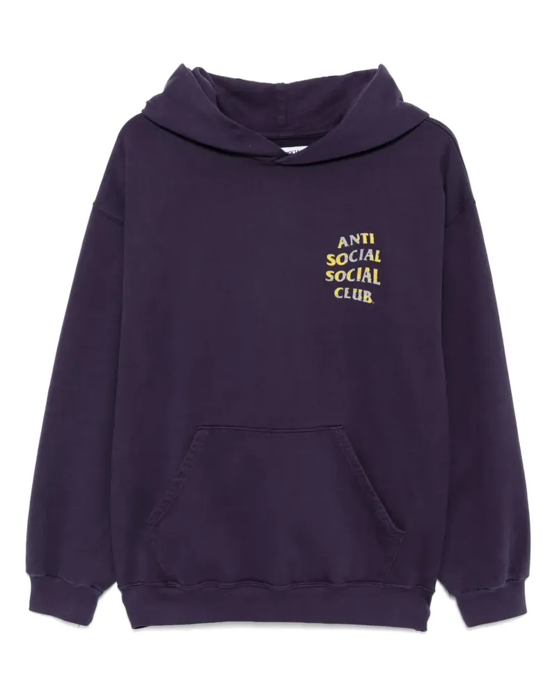 Anti Social Social Club Mind Games Weathered Hoodie - Violett Violett