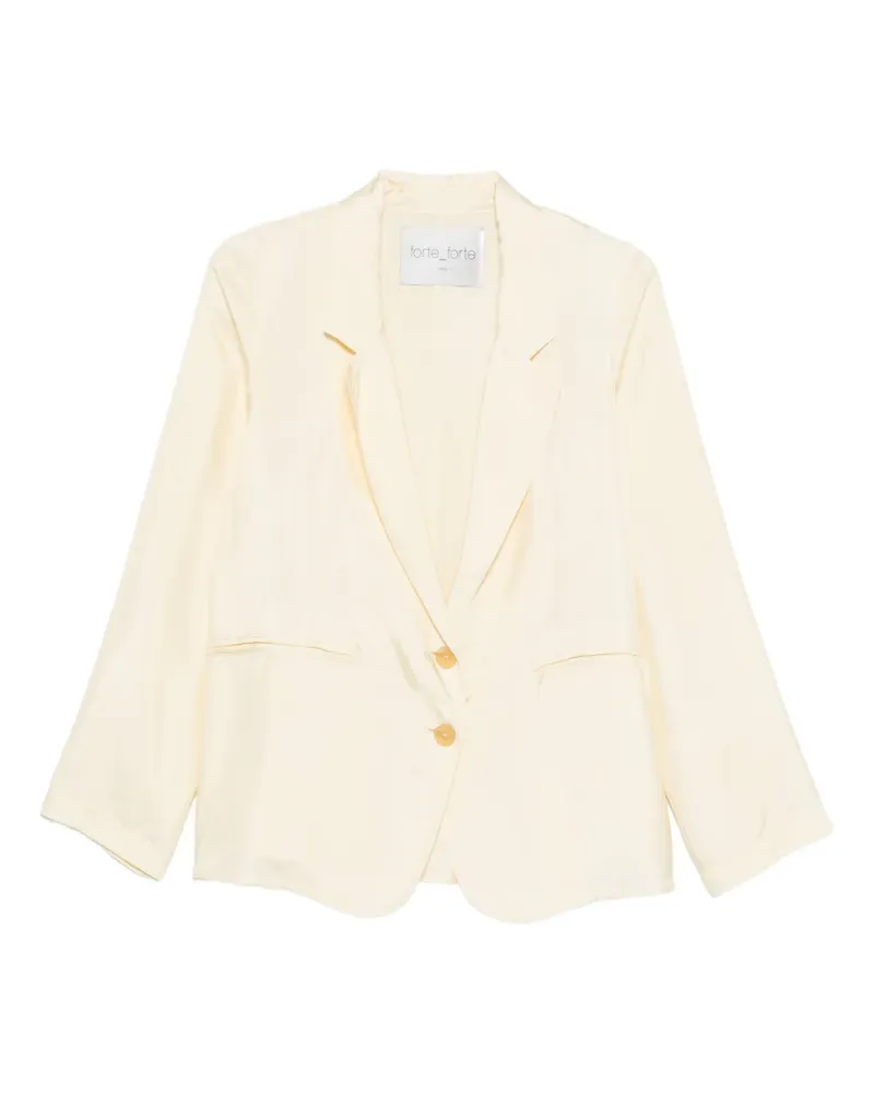 forte_forte Geknöpftes Sakko - Gelb Gelb
