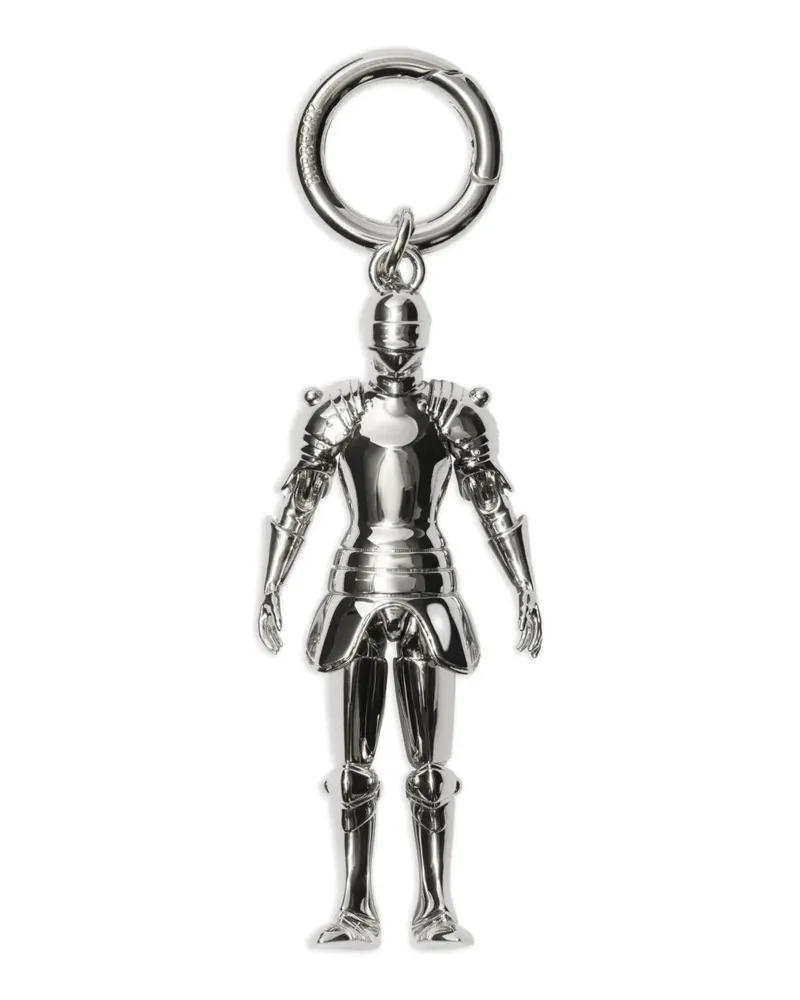 Burberry Schlüsselanhänger mit Ritteremblem - Silber Silber