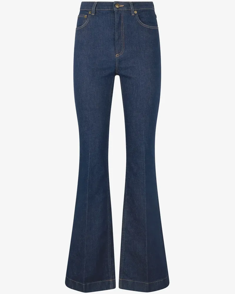 Roberto Cavalli Ausgestellte Jeans - Blau Blau