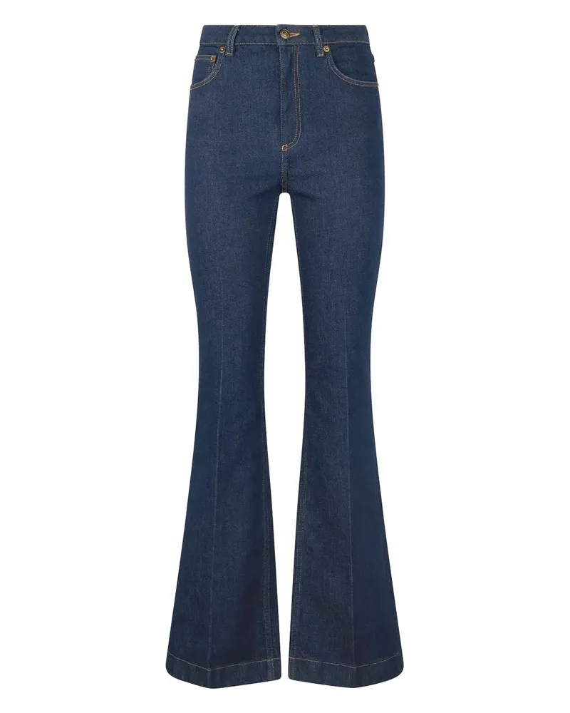 Roberto Cavalli Ausgestellte Jeans - Blau Blau