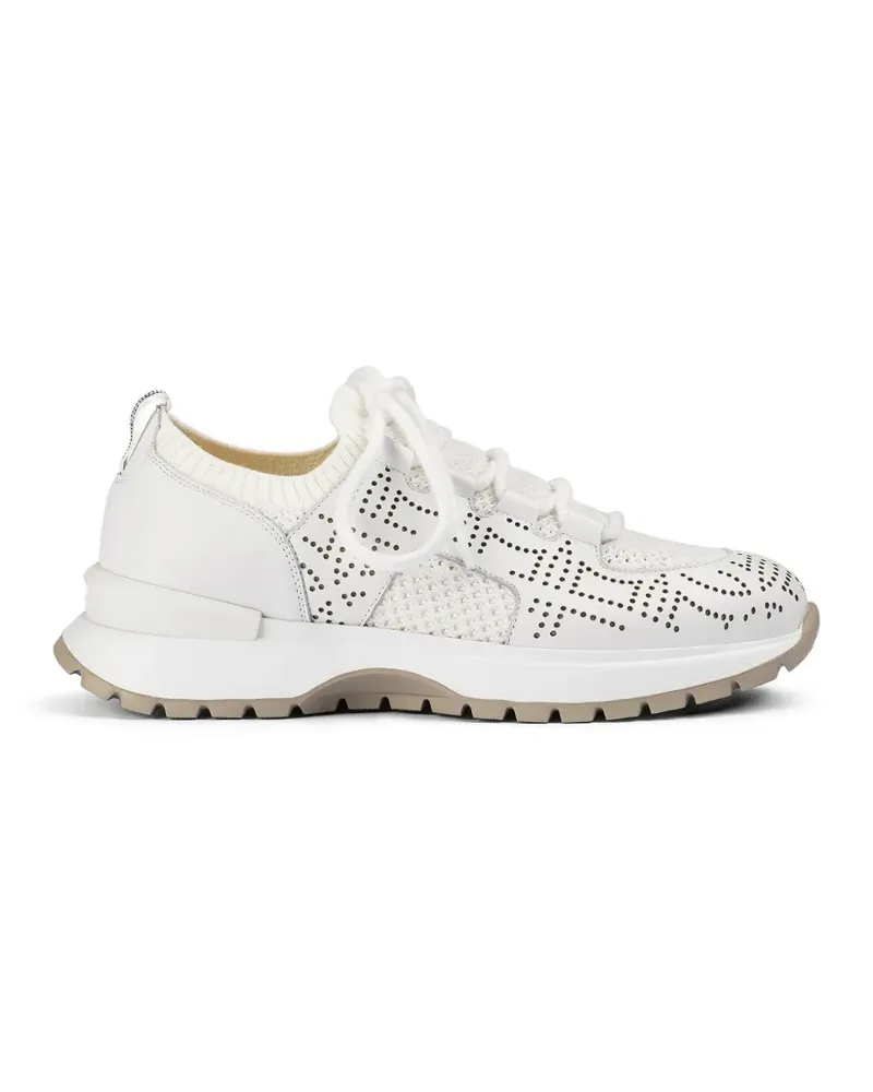 Doucal´s open-work sneakers - Weiß Weiß