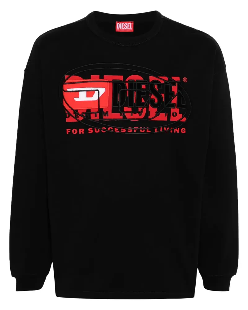 Diesel S-Baxt-N1 Sweatshirt - Schwarz Schwarz