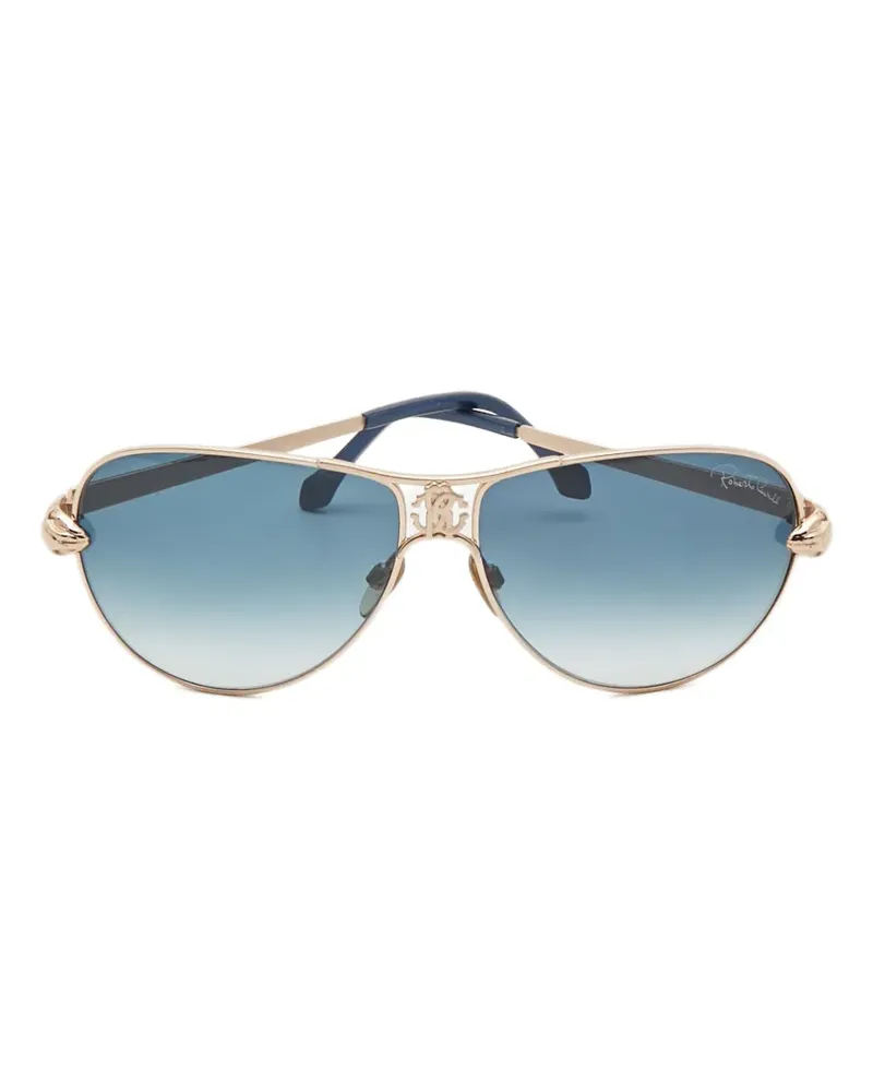 Roberto Cavalli 1990s Sonnenbrille mit Farbverlauf - Blau Blau