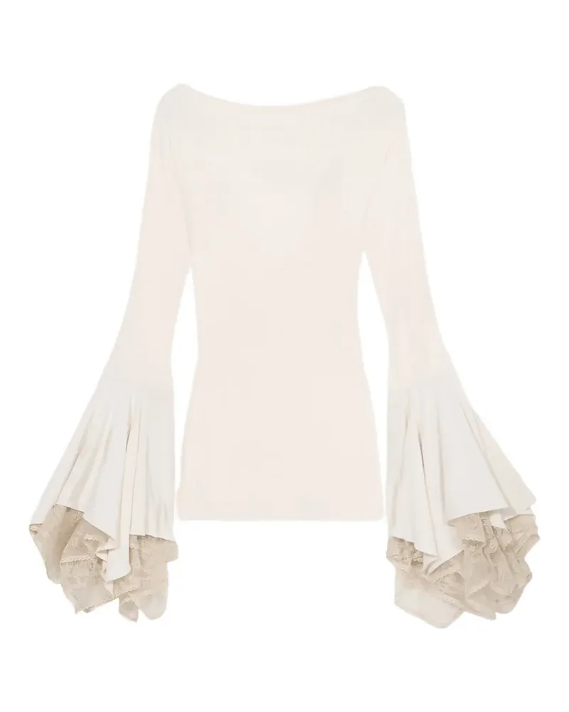 Blumarine Minikleid mit Spitze - Nude Nude