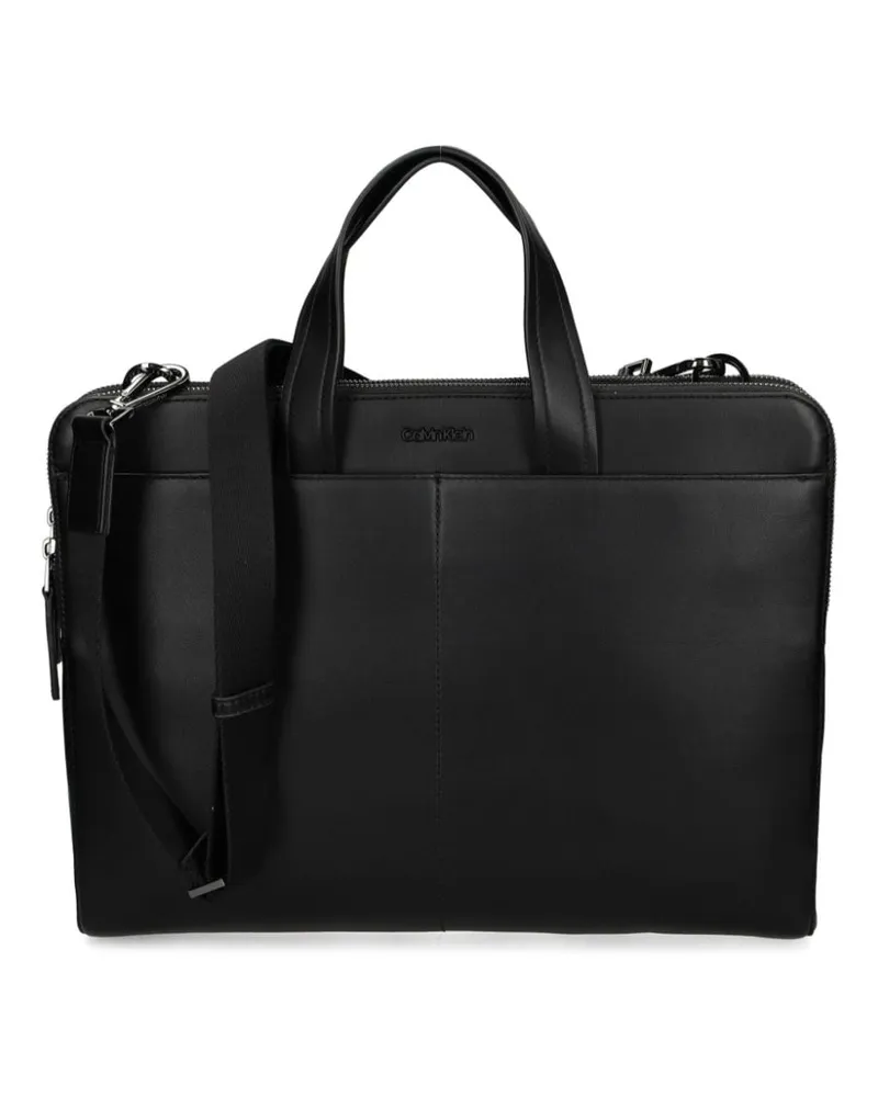 Calvin Klein Aktentasche mit Logo - Schwarz Schwarz