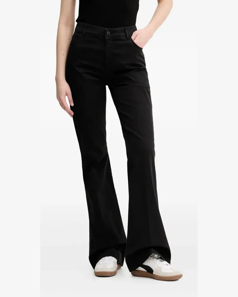 HUGO BOSS Ausgestellte Hose - Schwarz Schwarz
