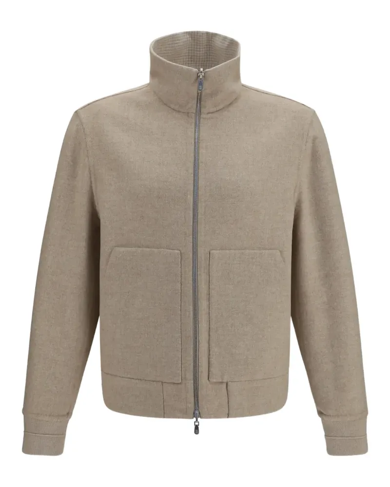 Brunello Cucinelli double-face cashmere jacket - Nude Nude