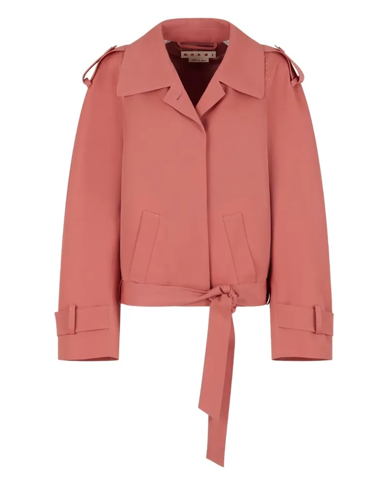 Marni Jacke mit Gürtel - Rosa Rosa
