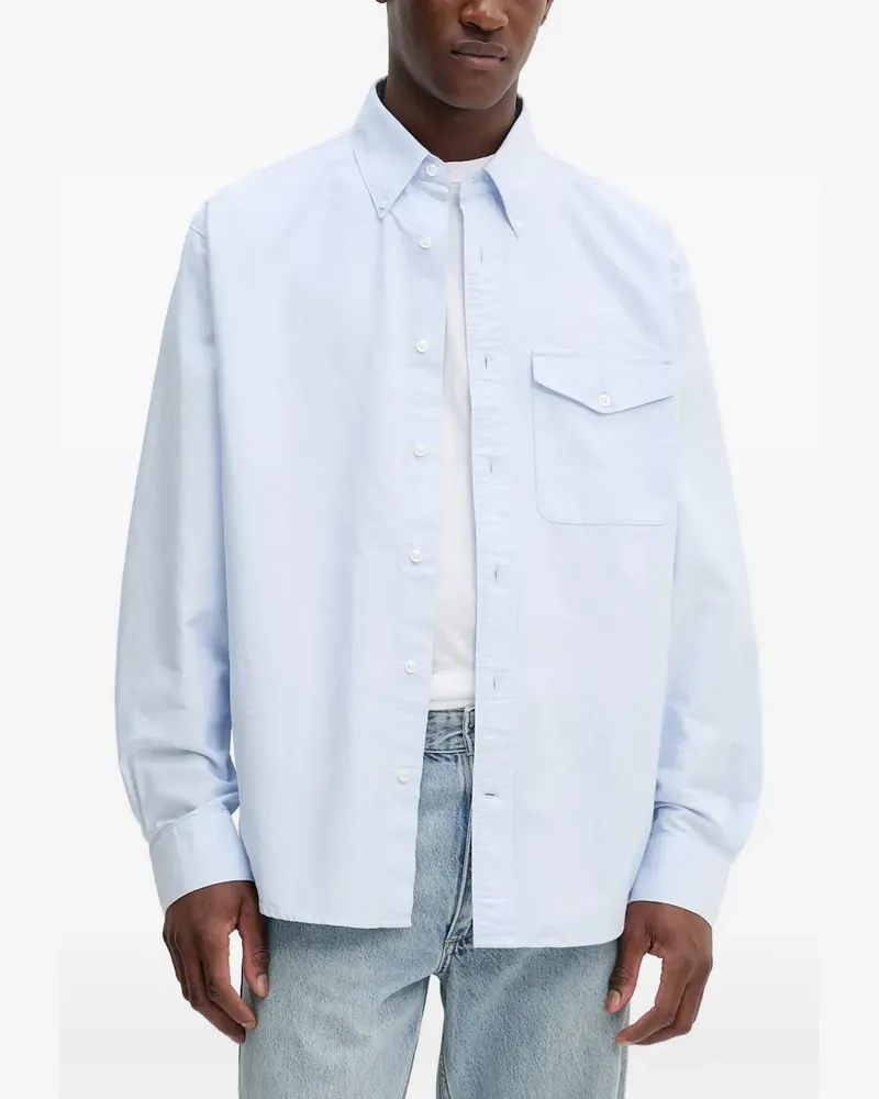 Filippa K flap-pocket shirt - Blau Blau