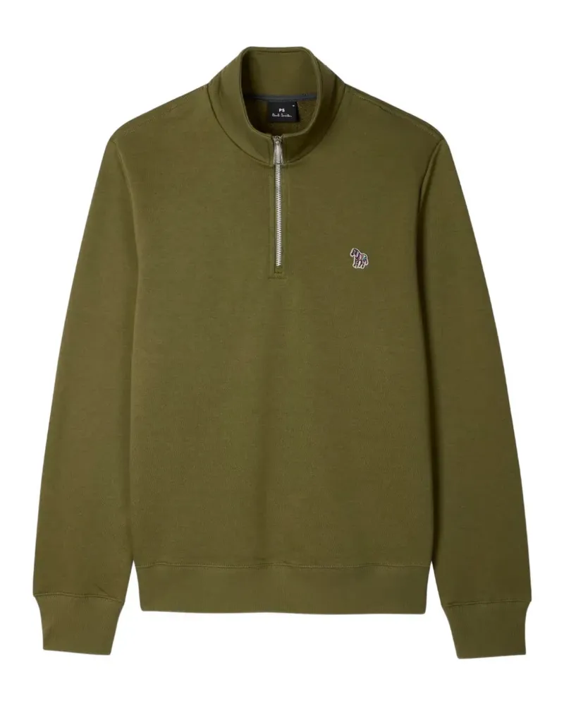Paul Smith Sweatshirt mit Zebra-Logo - Grün Grün