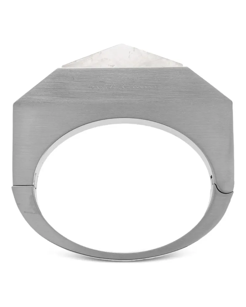 Rick Owens Armband mit Kristallen - Silber Silber