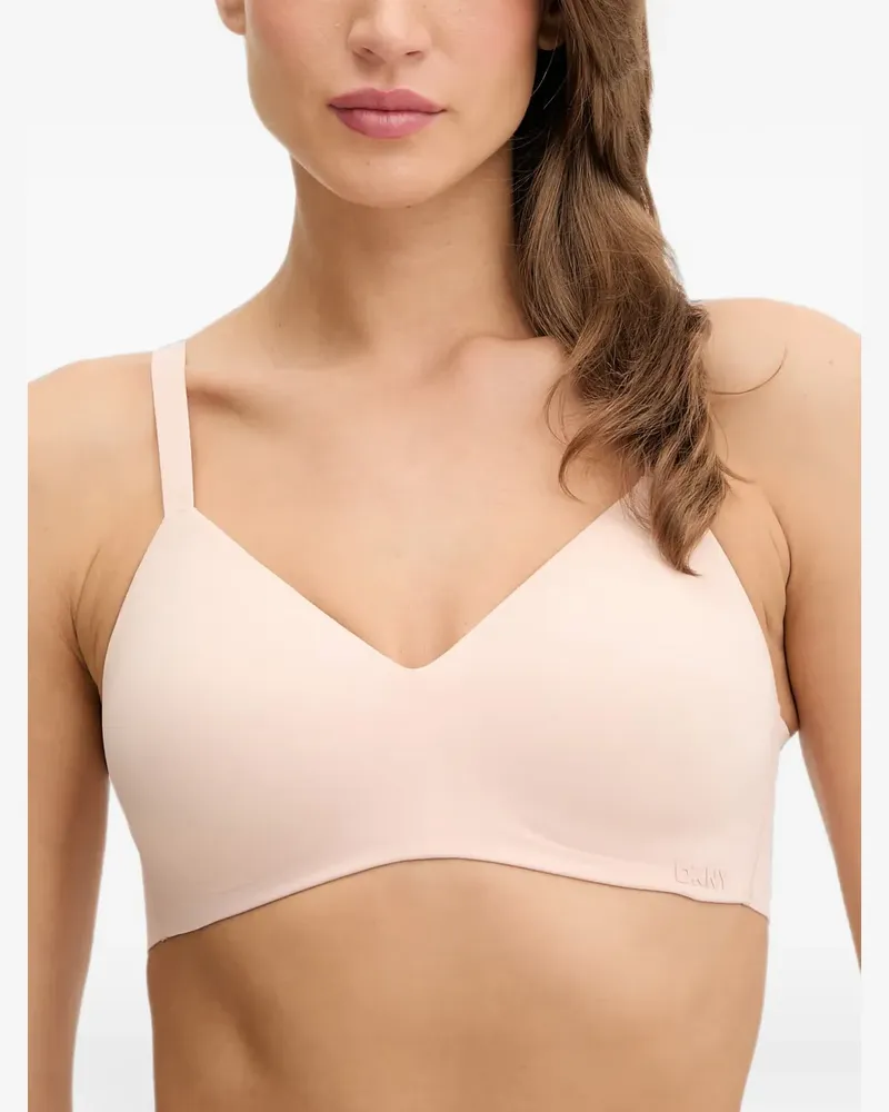 DKNY BH mit Logo-Prägung - Rosa Rosa