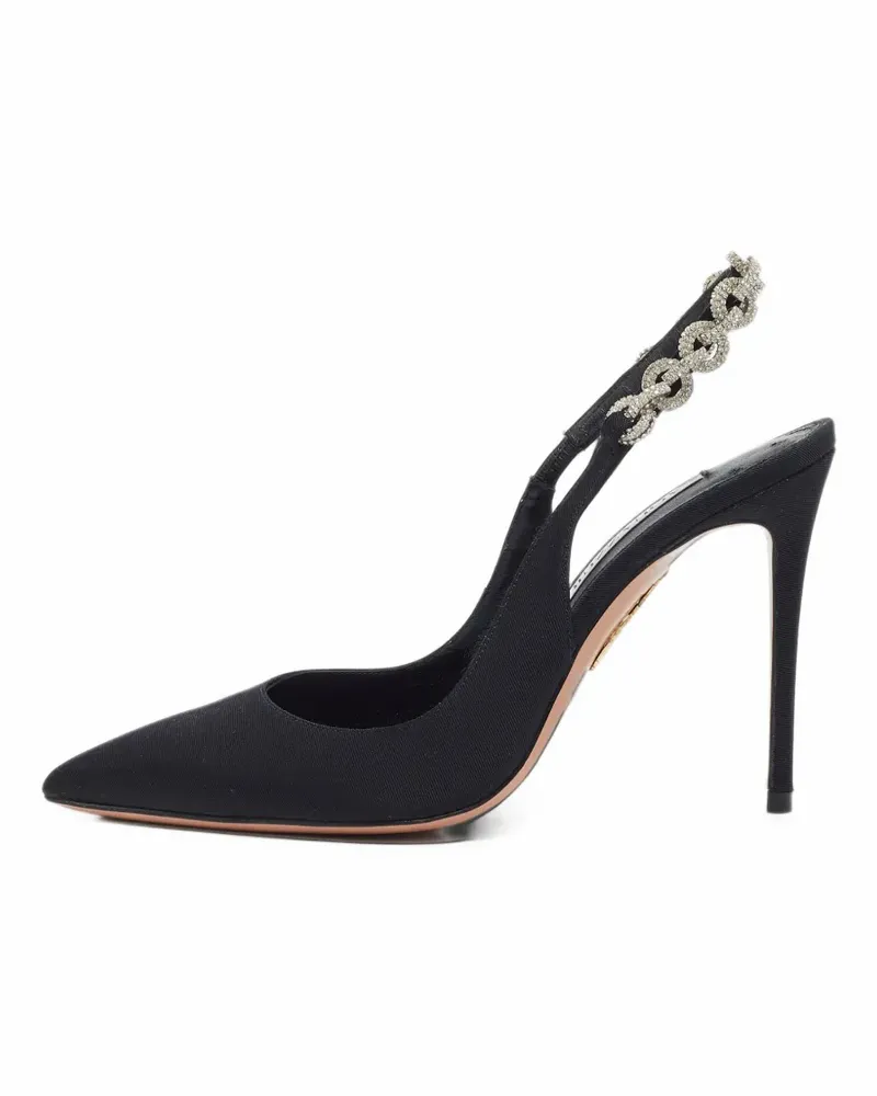 Aquazzura Love Link Slingback-Pumps - Schwarz Schwarz
