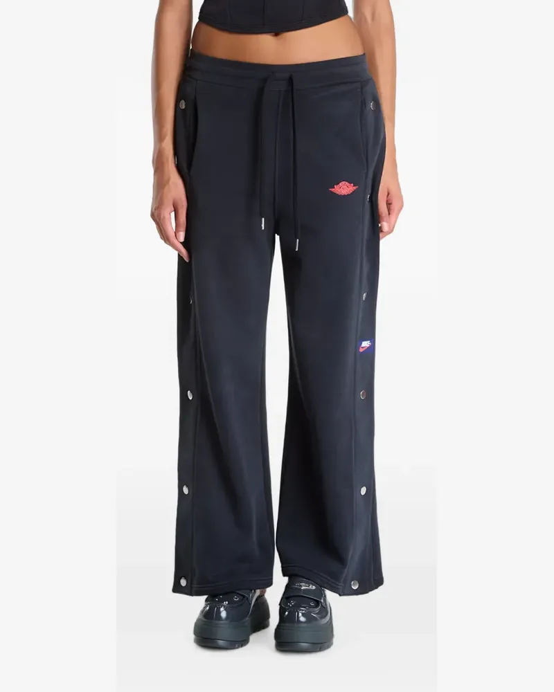 Jordan Flight Fleece snap-button track pants - Schwarz Schwarz
