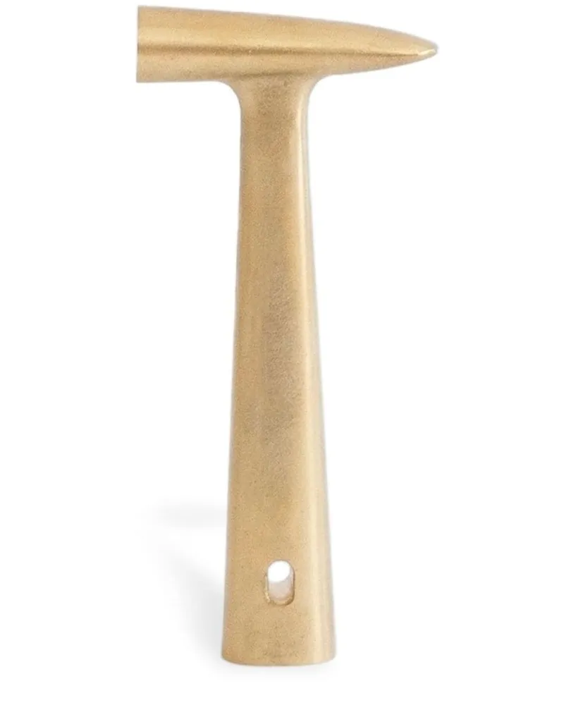 Origin Made Cast Hammer Skulptur 17,5cm Gold