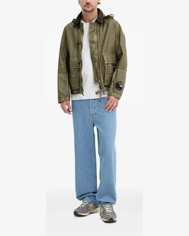 C.P. Company Mille Kapuzenjacke mit aufgesetzten Taschen - Grün Grün