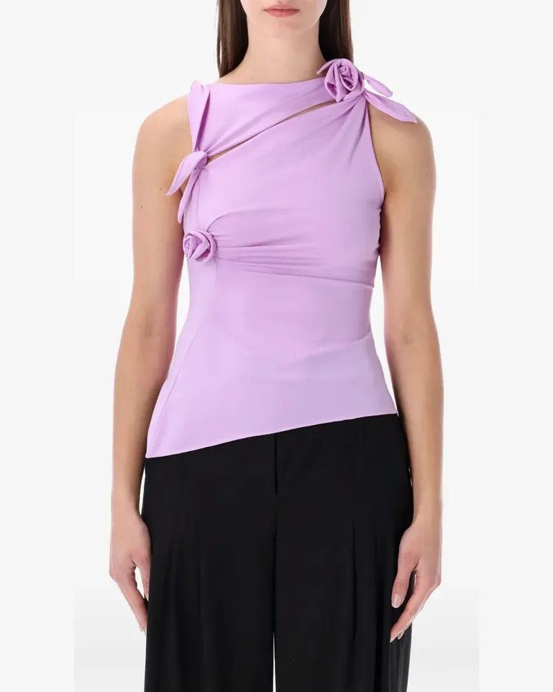 COPERNI floral-knot top - Violett Violett
