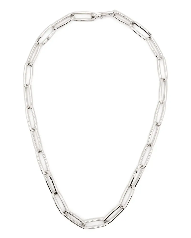 Jil Sander Klassische Halskette - Silber Silber