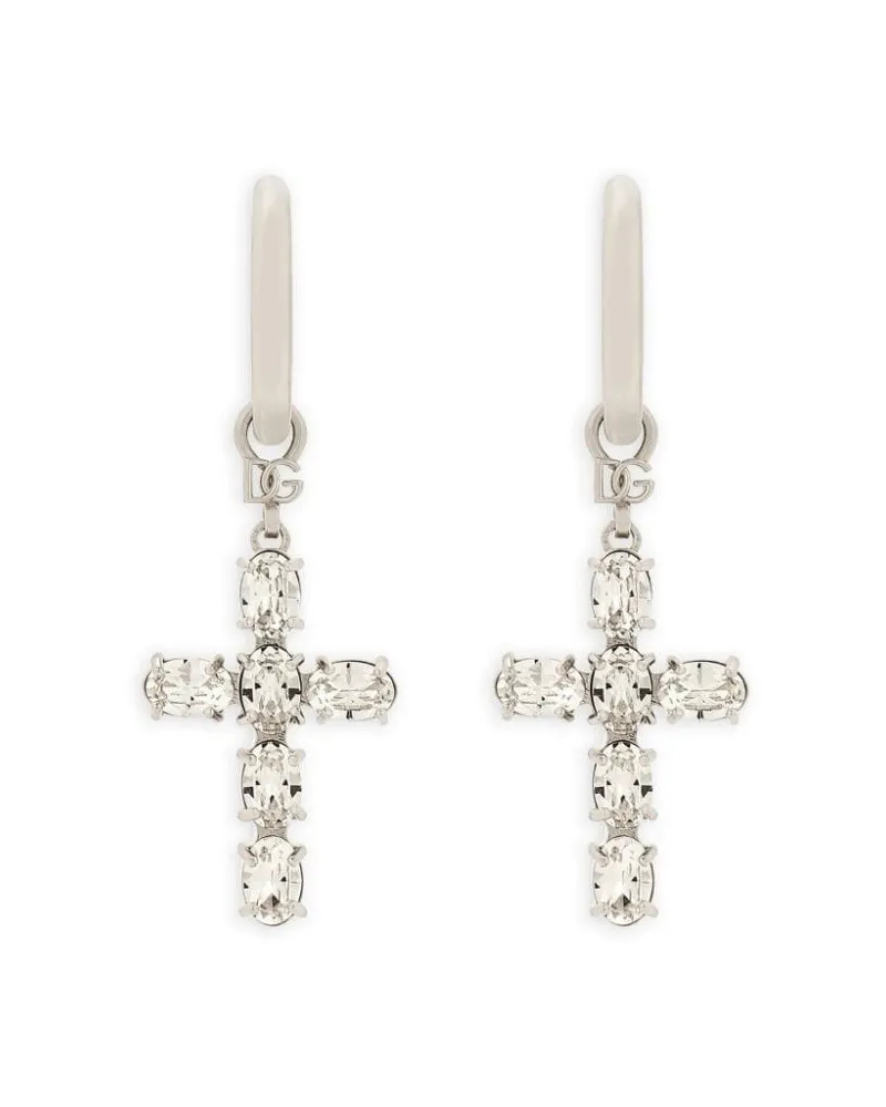 Dolce & Gabbana Creolen mit Sternanhänger - Silber Silber
